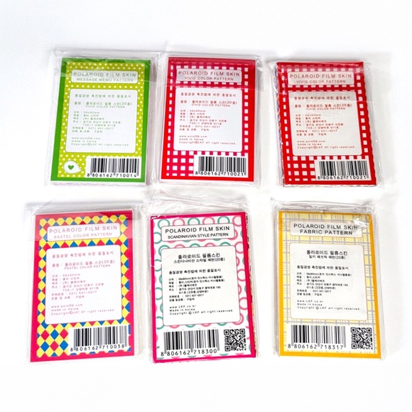 NEW Polaroid Skins – Approx. 180 Skins for Instax Mini 8 Prints – Unopened 📸✨ - Picture 3 of 3